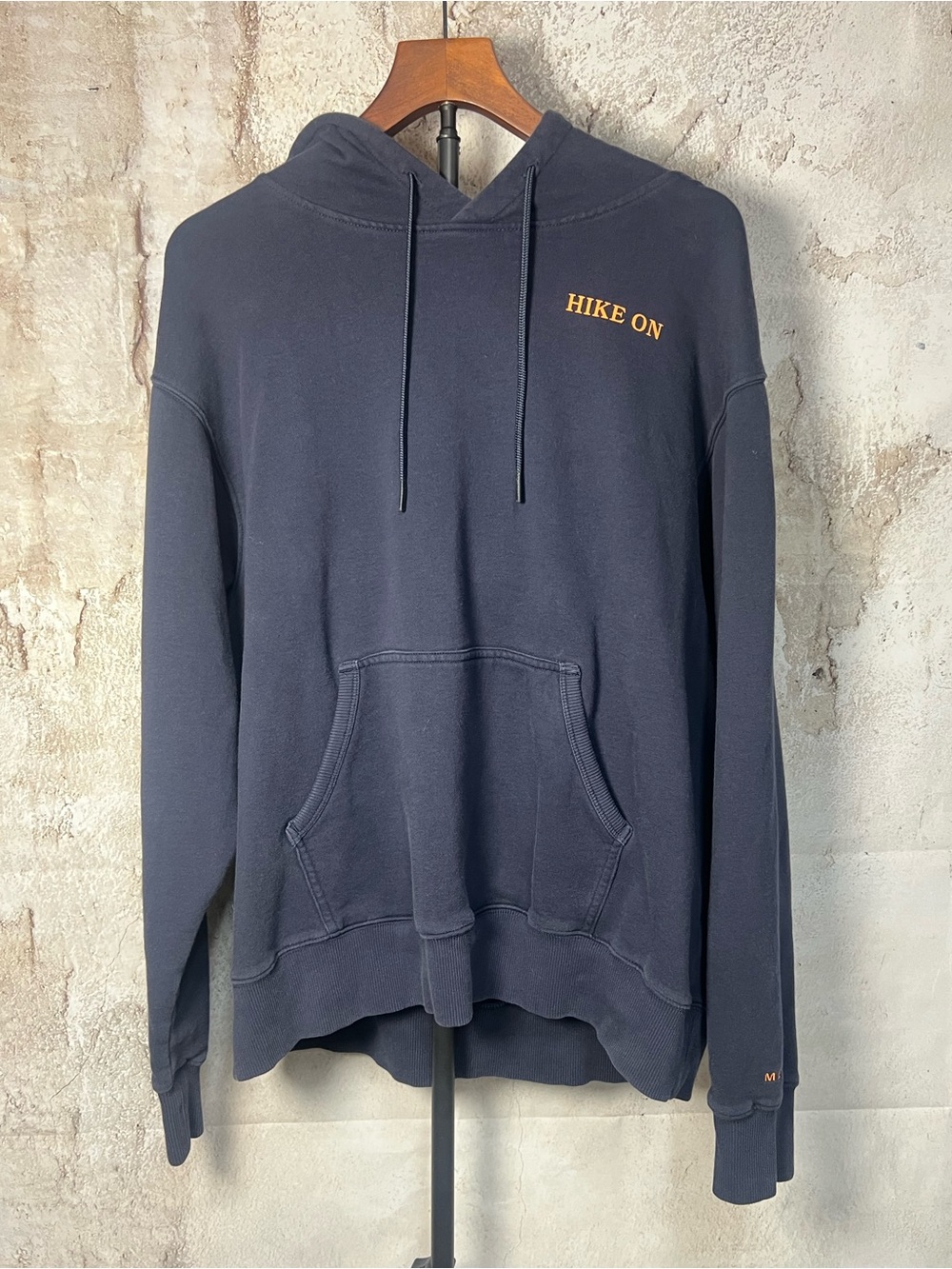 Merrell Hike On Graphic Hoodie XL Navy Hiking Outdoor Gorpcore Pullover